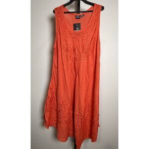 Women Ladies Sleeveless Tie-dye Beach Summer Sundress
Flare Asymmetrical Design